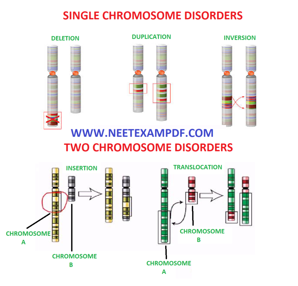 Chromosomal disorders 