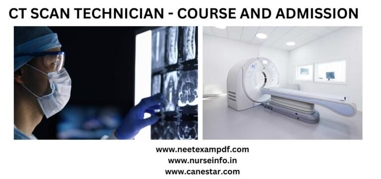 CT SCAN TECHNICIAN | Neet Exam PDF CT SCAN TECHNICIAN – COURSE ...