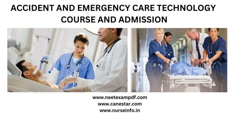 ACCIDENT AND EMERGENCY CARE TECHNOLOGY COURSE | Neet Exam PDF ACCIDENT ...