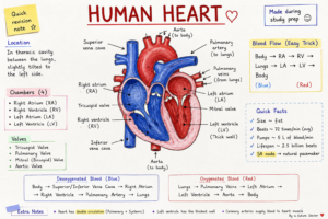 human heart diagram