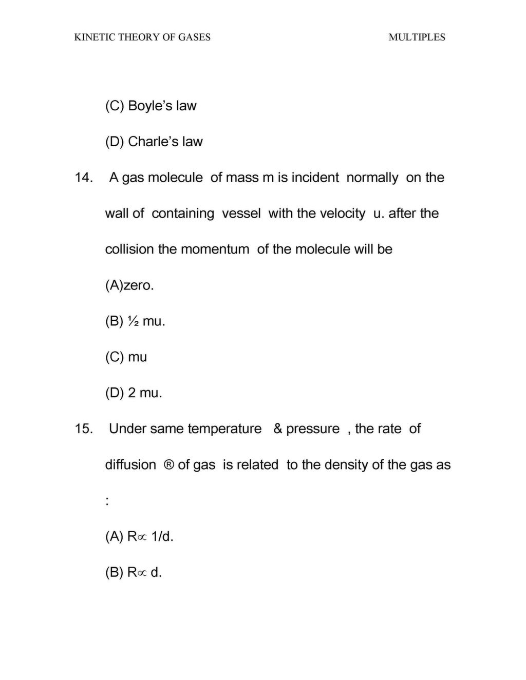 Physics Mcqs For Iit Jee Neet Ias Sat Mat Neet Exam Pdf 2860