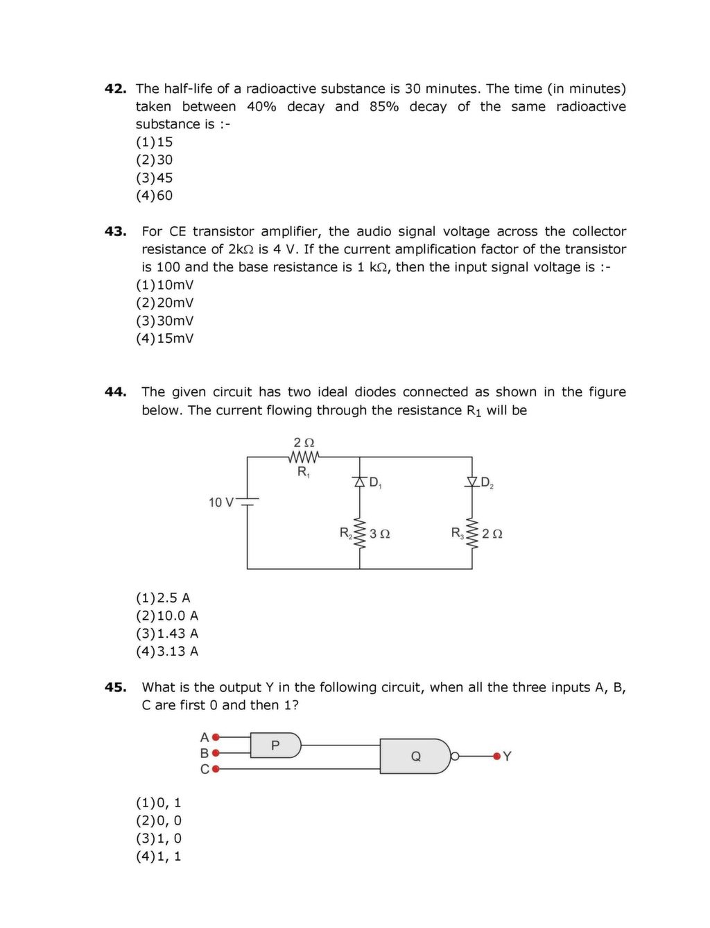 NEET 2016 Question Paper | Neet Exam PDF