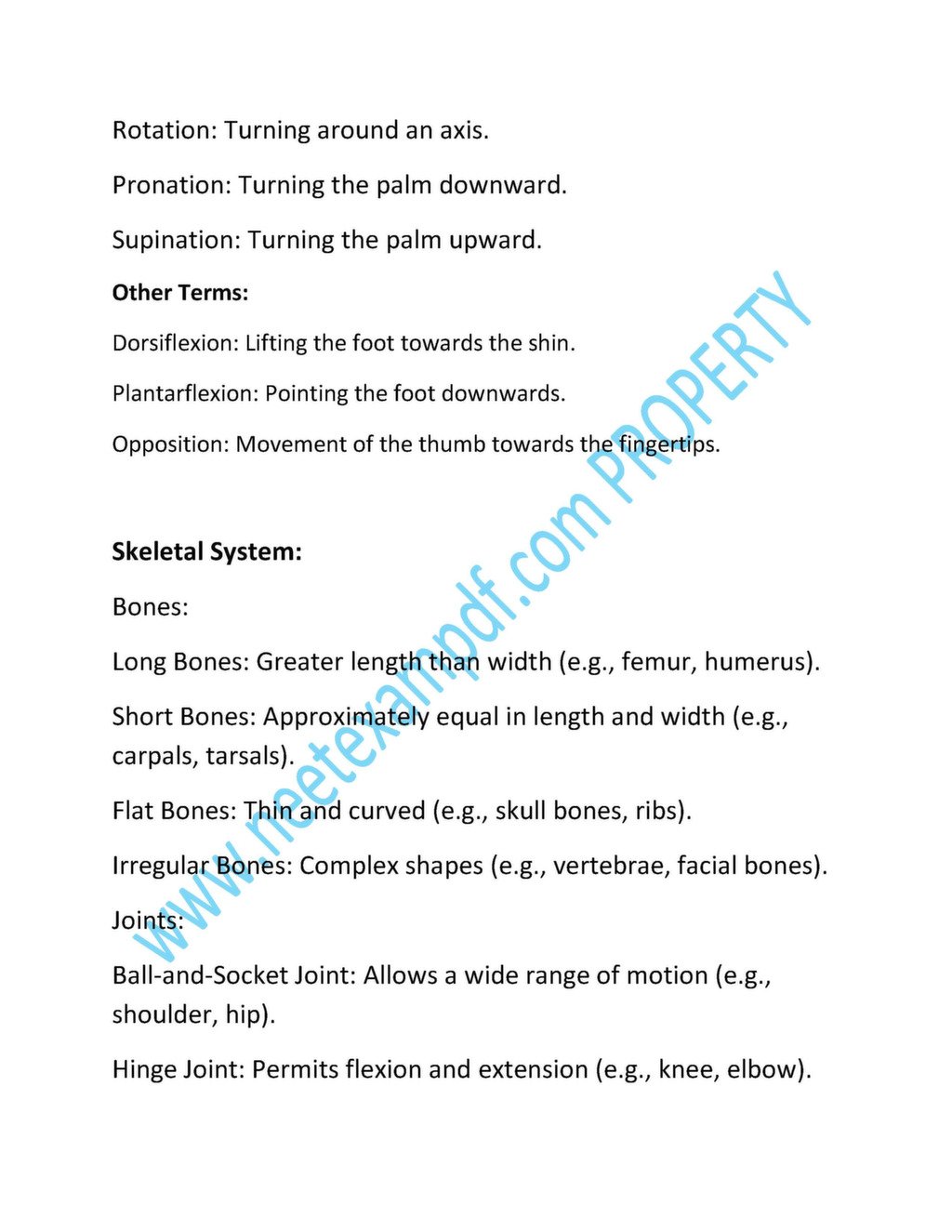 GNM NURSING ANATOMY AND PHYSIOLOGY NOTES PDF DOWNLOAD | Neet Exam PDF